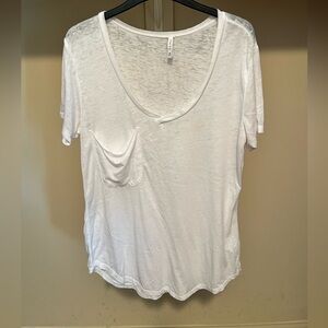 Z Supply White Short Sleeve Tee